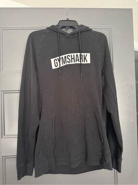 Gymshark Black Logo Pullover Hoodie